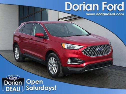 Rapid Red Metallic Tinted Clearcoat 2023 Ford Edge SEL