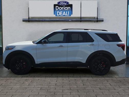 Star White Metallic Tri-Coat 2023 Ford Explorer ST