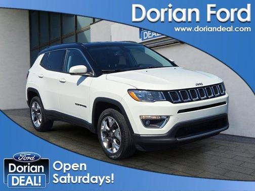 White Clearcoat 2019 Jeep Compass Limited