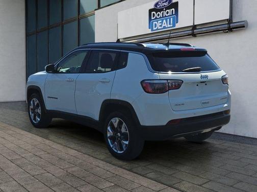White Clearcoat 2019 Jeep Compass Limited