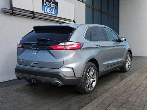 Silver 2023 Ford Edge Titanium