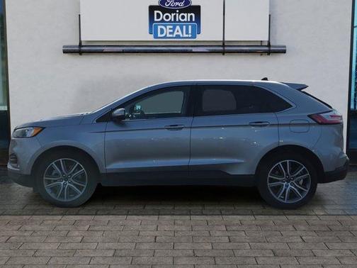 Silver 2023 Ford Edge Titanium