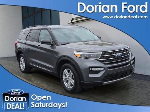 Gray 2023 Ford Explorer XLT