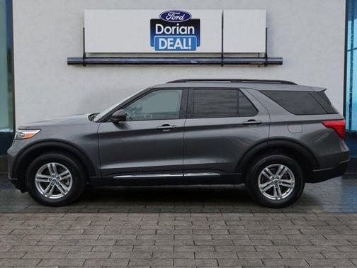 Gray 2023 Ford Explorer XLT