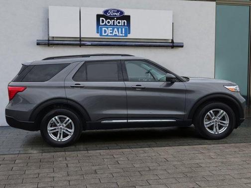 Gray 2023 Ford Explorer XLT