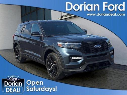 Stone Blue Metallic 2024 Ford Explorer ST-Line