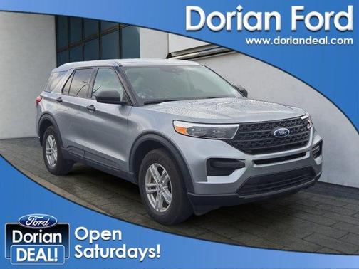 Silver 2023 Ford Explorer Base