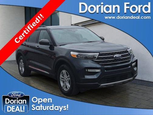 Stone Blue Metallic 2023 Ford Explorer XLT