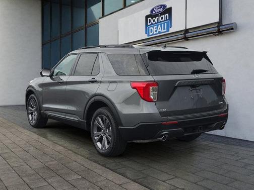 Gray 2024 Ford Explorer XLT