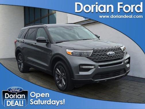 Gray 2024 Ford Explorer XLT