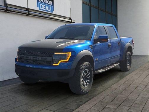 Blue 2013 Ford F-150 SVT Raptor