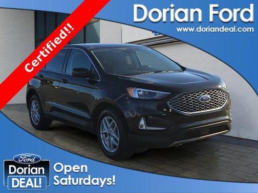 Agate Black Metallic 2023 Ford Edge SEL