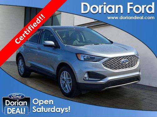 Iconic Silver Metallic 2024 Ford Edge SEL