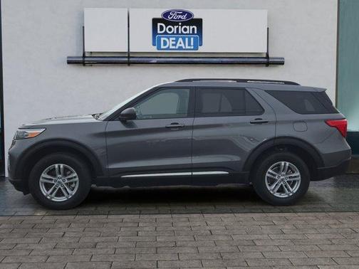 Gray 2023 Ford Explorer XLT