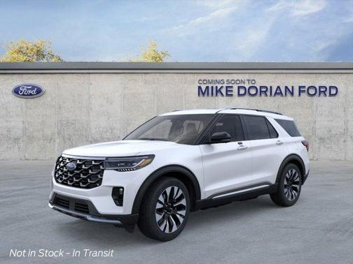Star White 2026 Ford Explorer Platinum