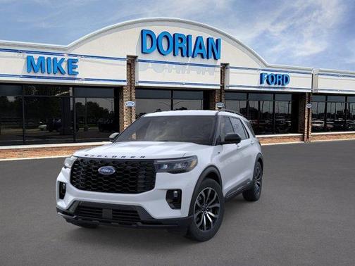 Space White Metallic 2026 Ford Explorer ST-Line