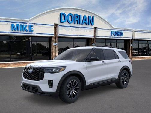 Space White Metallic 2026 Ford Explorer ST-Line