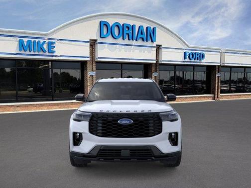 Space White Metallic 2026 Ford Explorer ST-Line
