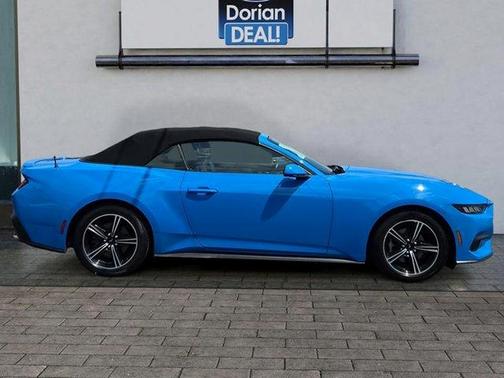 Blue 2024 Ford Mustang EcoBoost Premium