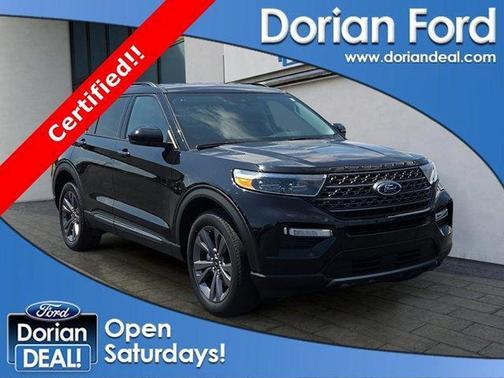 Agate Black Metallic 2023 Ford Explorer XLT
