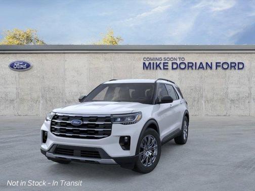 Space White Metallic 2026 Ford Explorer Active