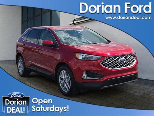 Red 2024 Ford Edge SEL