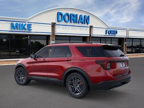 Rapid Red Metallic Tinted Clearcoat 2026 Ford Explorer ST-Line