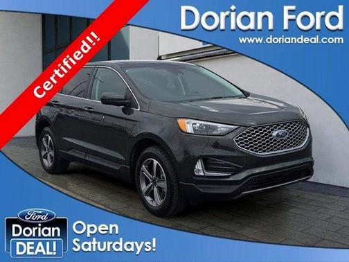 Forged Green Metallic 2023 Ford Edge SEL