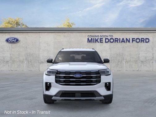 Space White Metallic 2026 Ford Explorer Active