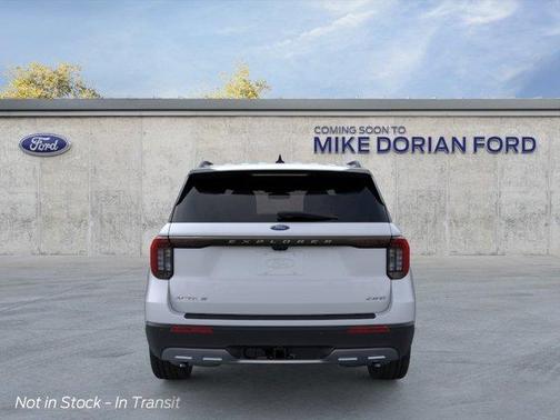 Space White Metallic 2026 Ford Explorer Active