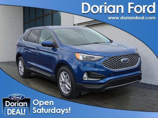 Blue 2023 Ford Edge SEL