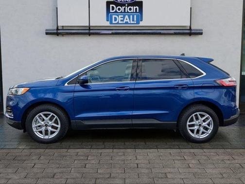 Blue 2023 Ford Edge SEL