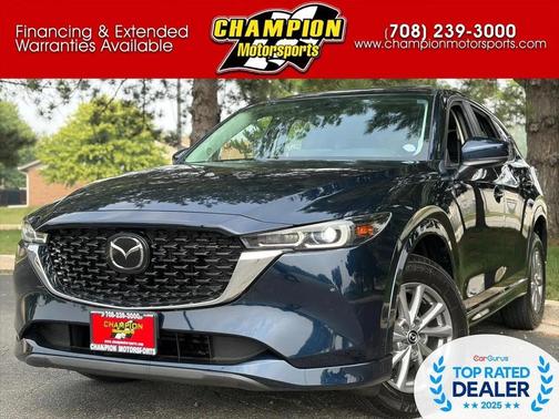 Deep Crystal Blue Mica 2025 Mazda CX-5 2.5 S Preferred Package