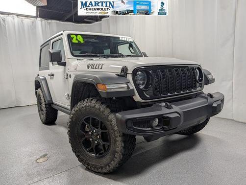 Bright White Clearcoat 2024 Jeep Wrangler Sport