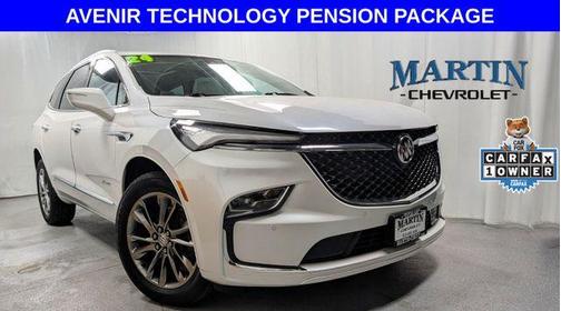 White Frost Tri-Coat 2024 Buick Enclave Avenir