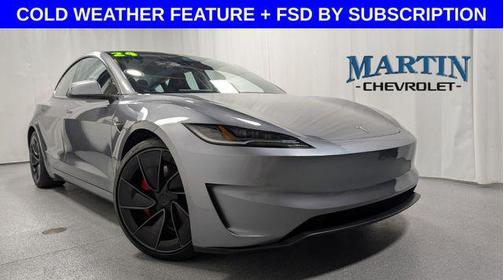 Stealth Gray 2024 Tesla Model 3 Performance