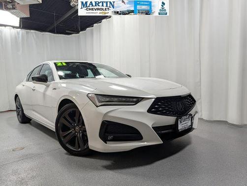 White 2021 Acura TLX A-Spec