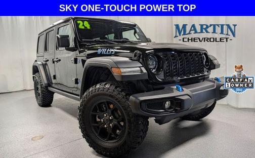 Black Clearcoat 2024 Jeep Wrangler 4xe Sport