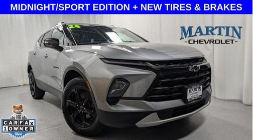 Sterling Gray Metallic 2024 Chevrolet Blazer LT