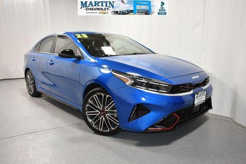 Blue 2023 Kia Forte GT