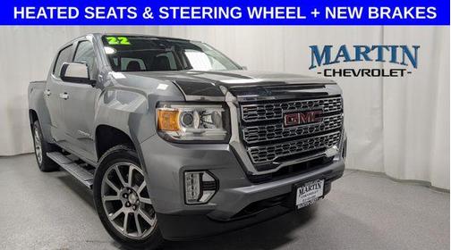 Satin Steel Metallic 2022 GMC Canyon Denali