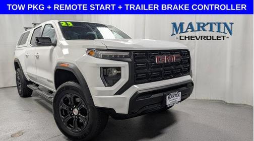 Summit White 2023 GMC Canyon Elevation