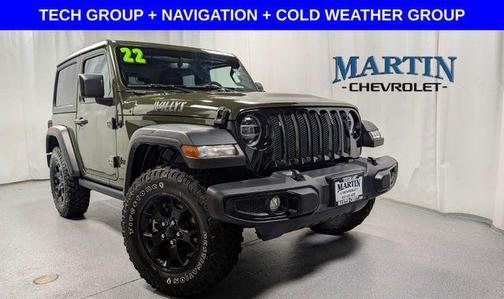 Sarge Green Clearcoat 2022 Jeep Wrangler Sport