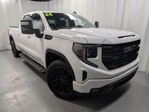 Summit White 2024 GMC Sierra 1500 Elevation