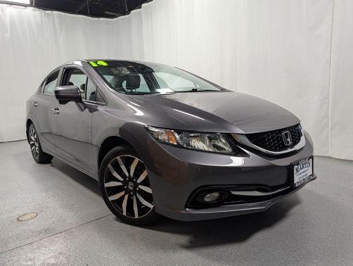 Modern Steel Metallic 2014 Honda Civic EX-L