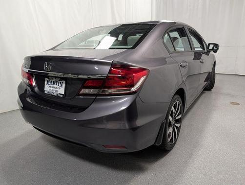 Modern Steel Metallic 2014 Honda Civic EX-L