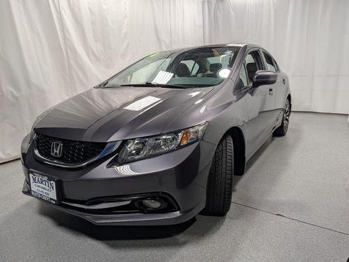 Modern Steel Metallic 2014 Honda Civic EX-L