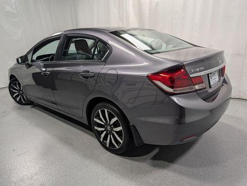 Modern Steel Metallic 2014 Honda Civic EX-L