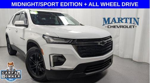 Summit White 2023 Chevrolet Traverse LT Cloth