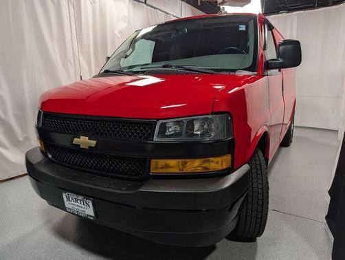 Red 2020 Chevrolet Express 2500 Work Van